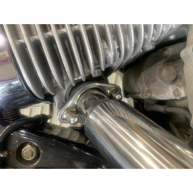 部品屋K&W ステンレス製ベントマフラー スティード400 スティード600