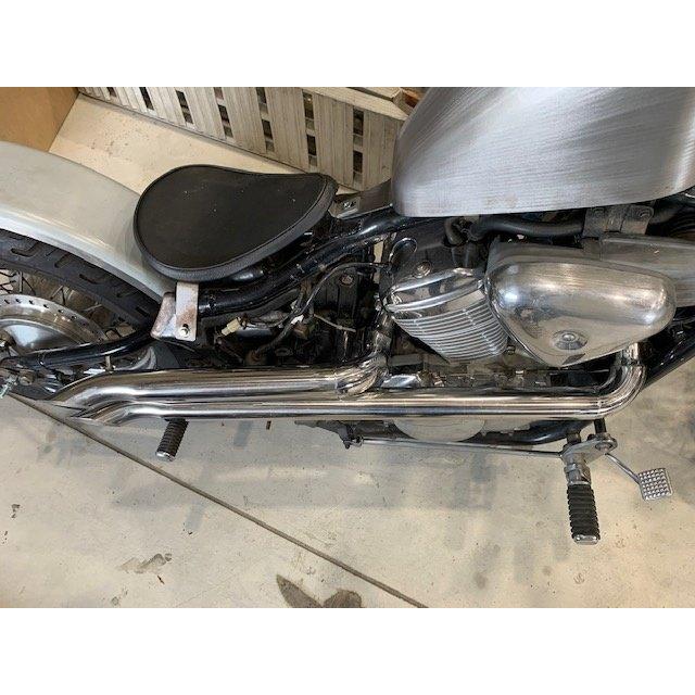 部品屋K&W サイレンサー付き ショットガンマフラー スティード400