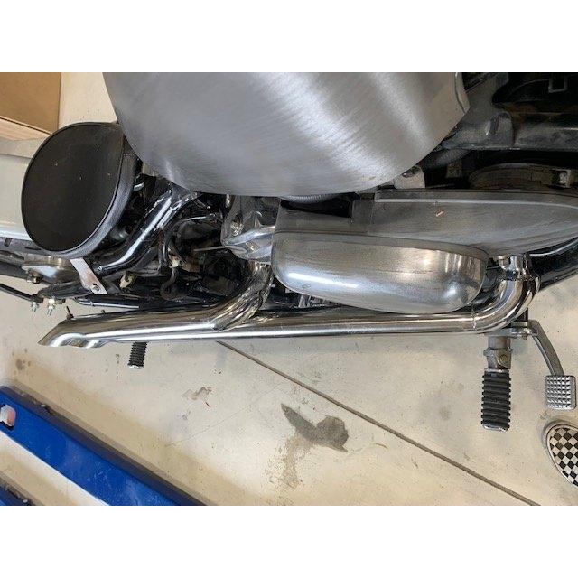 部品屋K&W サイレンサー付き ショットガンマフラー スティード400