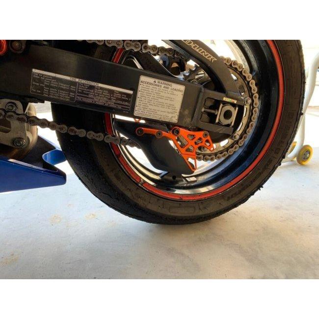 SUPER NOW スーパーナウ CBR600RR 07- カニフック タイプ：スプロケットガード有り FRP / カラー：オレンジ HONDA ホンダ スタンドフック フレーム_1