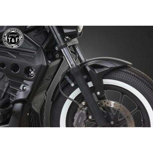 Garage T\u0026F ガレージ コンバットフロントフェンダー カラー：マッドブラック レブル250 HONDA ホンダ フロントフェンダー フェンダー関連 外装の画像