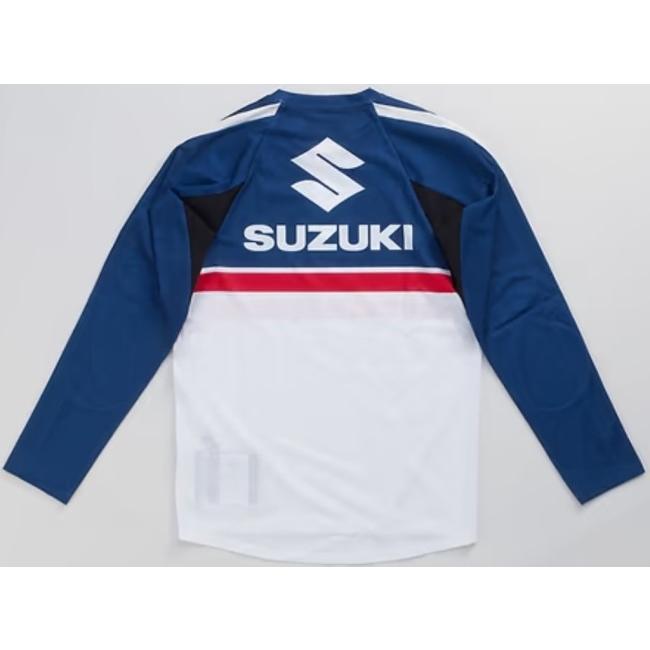 SUZUKI×KUSHITANI コラボ モトクロス ロングTシャツ スズキ（SUZUKI） 【SUZUKI×KUSHITANI】 コラボ モトクロスロングT