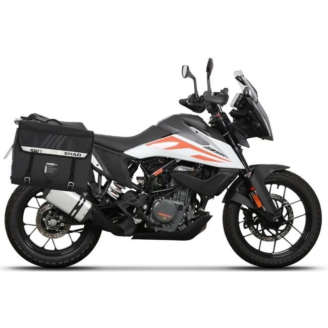 SHAD シャッド 【セット売り】SW42 防水サイドバッグ＋サイドバッグホルダー DUKE 390 ADVENTURE KTM サイドバッグ 車体用バッグ・ケース_1