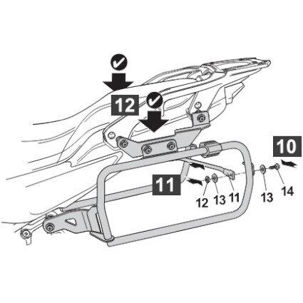 SHAD シャッド 4Pシステムフィッティングキット XL750トランザルプ HONDA ホンダ バッグ・ボックス取り付けステー 車体用バッグ・ケース | SHAD | 08
