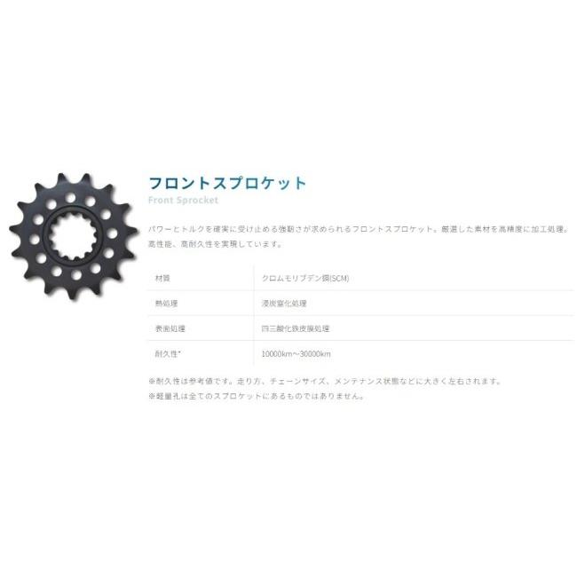SUNSTAR（サンスター） チェーン＆スプロケット 3点セット チェーン