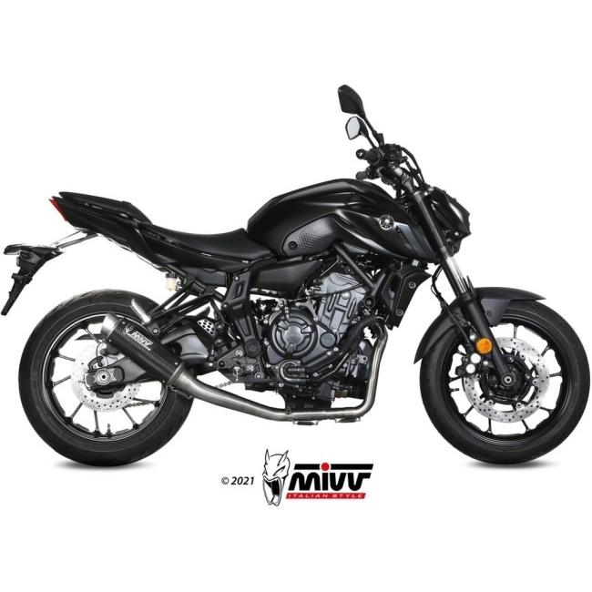 MIVV ミヴ GP PRO フルエキゾーストマフラー 仕様：カーボン MT-07 FZ