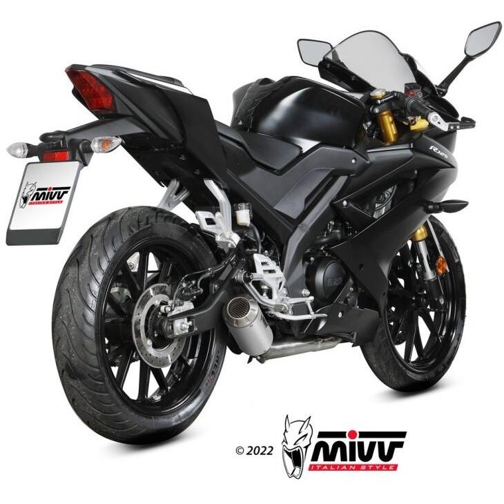MIVV ミヴ MK3 フルエキゾーストマフラー 仕様：ステンレス YZF R125