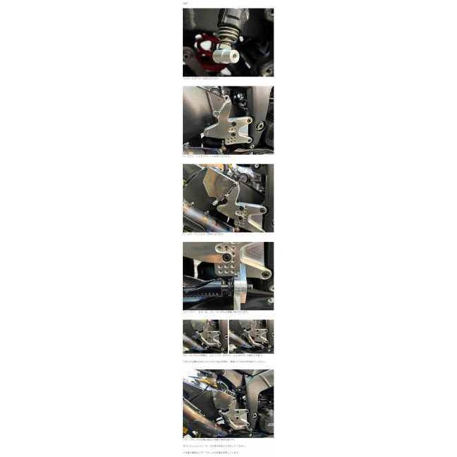 SUPER NOW（スーパーナウ） レーシングバックステップ カラー：黒 ZX