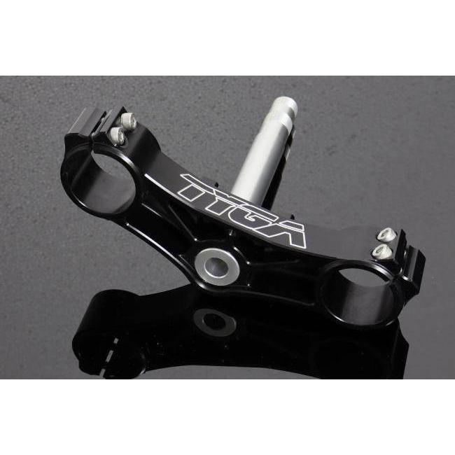 TYGA PERFORMANCE タイガパフォーマンス アンダーブラケット CNC ブラック CBR600RR Forks/NSR MC18 Shaft サイズ：53mm NSR250R HONDA ホンダ ハンドル_3