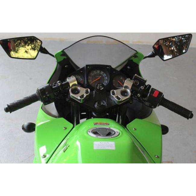 TYGA PERFORMANCE タイガパフォーマンス セパレートハンドル シルバー Ninja 250/300R カラー：ブラック NINJA250R NINJA250  NINJA300R KAWASAKI カワサキの画像