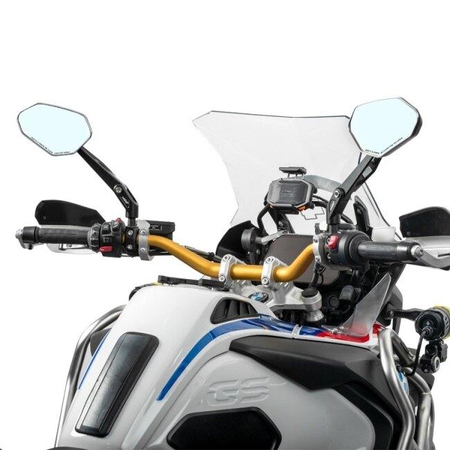 新品 MULTY チャートバックミラー EC限定カラー LOBOO ロブー RM02 折りたたみバックミラー カラー：シルバー R1250GS