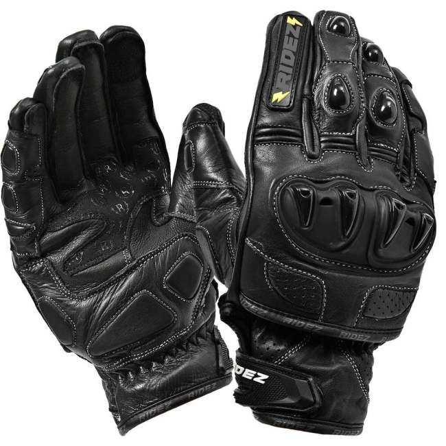 RIDEZ ライズ バイク グローブ OCTANE STEEL GLOVE サイズ：M レザーグローブ アパレルの画像