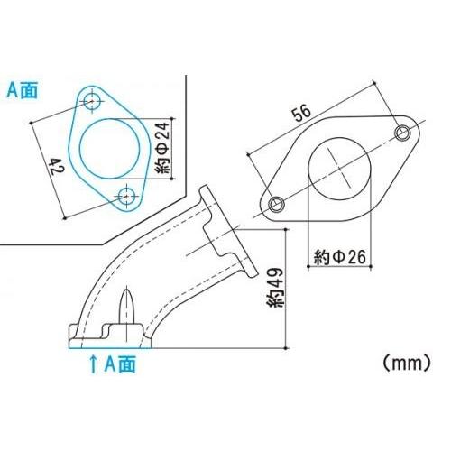 スペシャルパーツ武川 SP武川 SPタケガワ インレットパイプ PE28／GAG