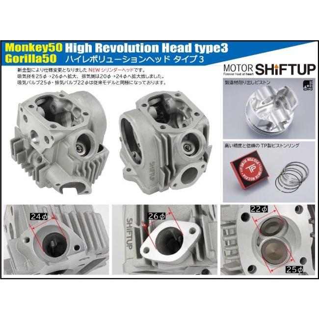 シフトアップ SHIFT UP モンキー88ccハイレボリューション ボアアップ 