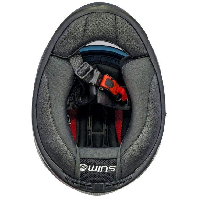 WINS フルフェイスヘルメット グレー/ブラック/ピンク