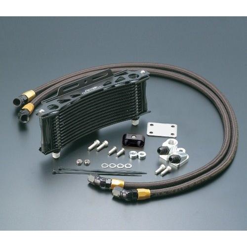 カワサキ系アクティブオイルクーラー オイルクーラーキット ラウンド #6 9-13R ブラック仕様 | ACTIVE