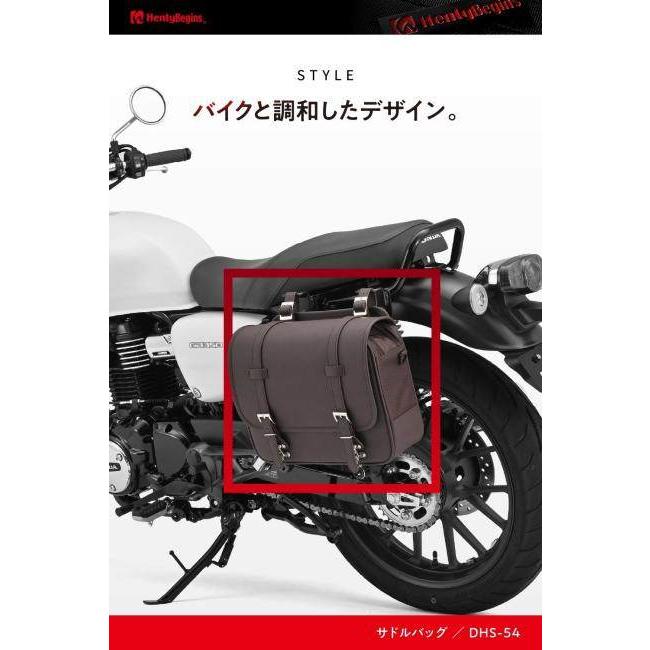 005 セット確認用 HenlyBegins（ヘンリービギンズ） DHS-54 サドルバッグ 12L サイド