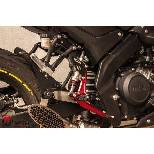 WIZH ウィズ BEV2 バックステップ YZF-R15 V3/MT-15 (19-20) MT-15 YAMAHA ヤマハ ステップ 足回りの画像