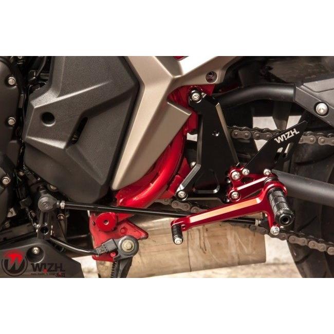 WIZH ウィズ BEV2 バックステップ KRIDER 400 (20-) KYMCO キムコ ステップ 足回りの画像