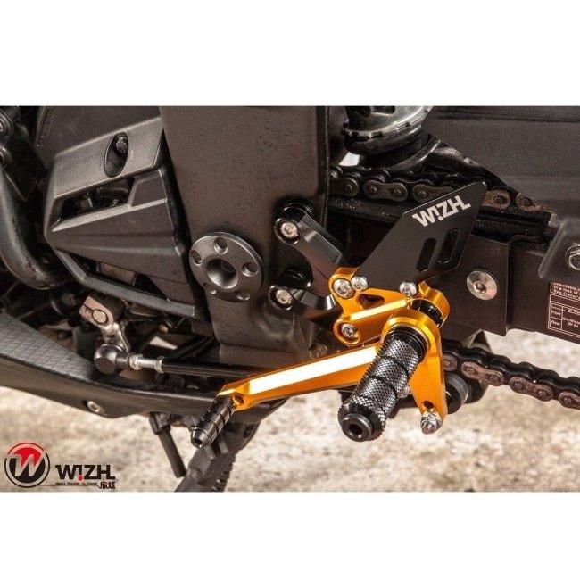 WIZH ウィズ BEV2 バックステップ NINJA300/250/Z300/Z250 ABS NINJA250 NINJA300 Z250 Z300 KAWASAKI カワサキ ステップ 足回りの画像