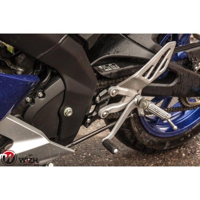 WIZH ウィズ RSBK SEMI バックステップ YZF-R15 V3 タイプ：追加なし YAMAHA ヤマハ ステップ 足回りの画像