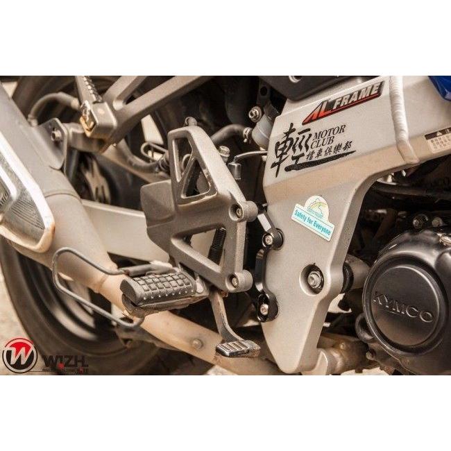 WIZH ウィズ RSBK SEMI バックステップ QUANNON 150 タイプ：追加なし Quannon KYMCO キムコ ステップ 足回りの画像