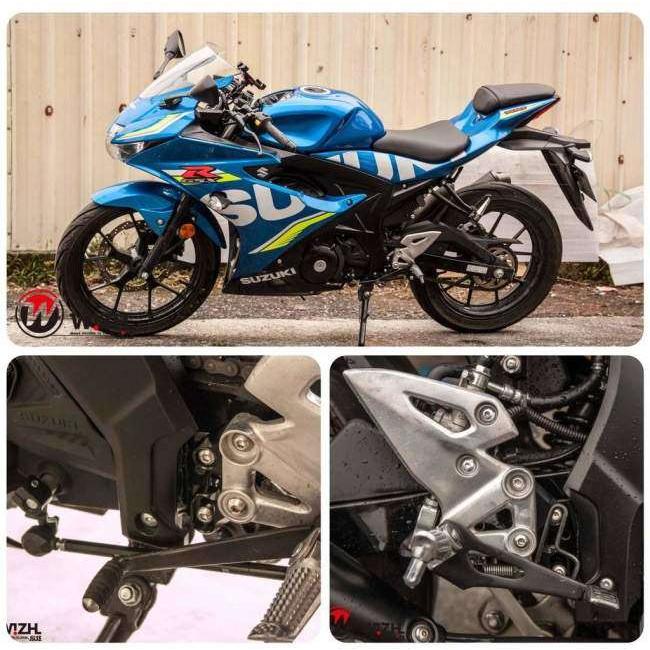 WIZH ウィズ RSBK SEMI バックステップ GSX-R150/S150 (17-) タイプ：追加なし GSX-R125 GSX-R150 GSX-S125 GSX-S150 SUZUKI スズキ ステップ 足回りの画像