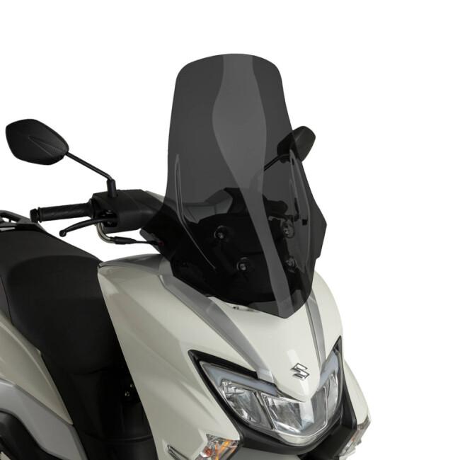 【新品】バーグマンストリート（125）ウインドスクリーン　スモークシールド Puig（プーチ） V-TECH LINE ツーリングスクリーン (WINDSHIELD