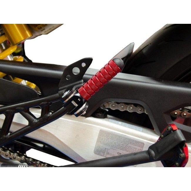 DUCABIKE (DBK) ドゥカバイク (ディービーケー) パッセンジャーペグ スポーツデザイン カラー：ブラック HYPERMOTARD 698 MONO RVE DUCATI ドゥカティ ステップ