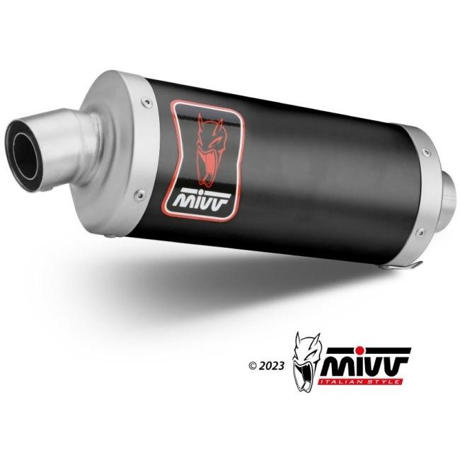 MIVV ミヴ DAKAR スリップオンマフラー 仕様：ブラックステンレス TUAREG 660 APRILIA アプリリア マフラー_3