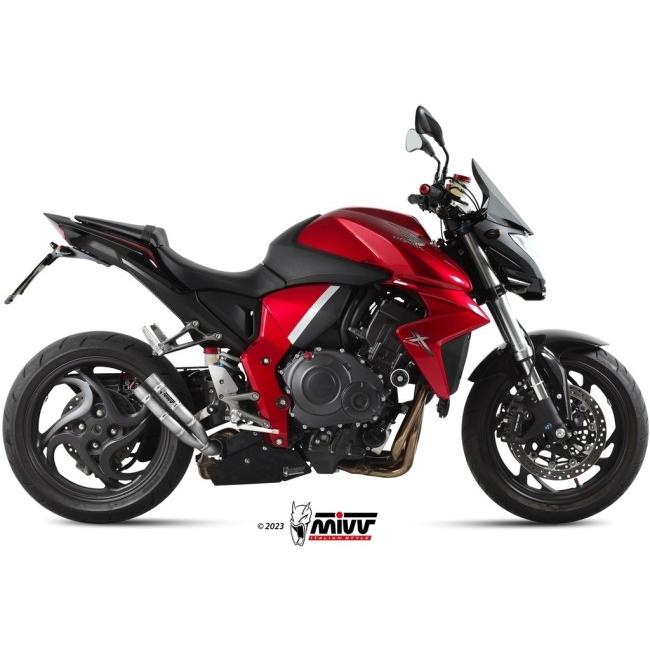 MIVV ミヴ DOUBLE GUN スリップオンマフラー カラー：ステンレス CB 1000 R HONDA ホンダ マフラー_1