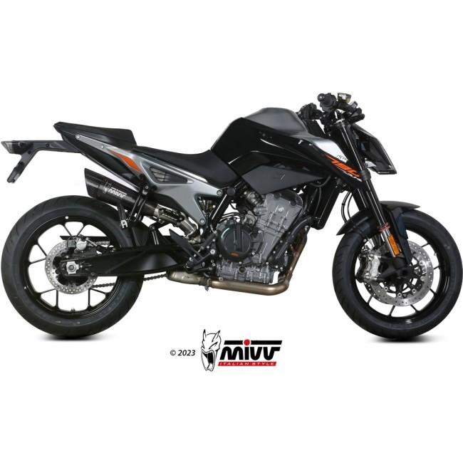 MIVV ミヴ X-M5 スリップオンマフラー カラー：ブラックステンレス 790 DUKE 890 KTM マフラー_3