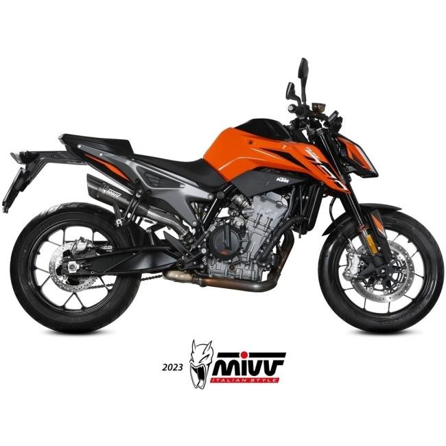 MIVV ミヴ X-M5 スリップオンマフラー カラー：ブラックステンレス 790 DUKE 890 KTM マフラー_4