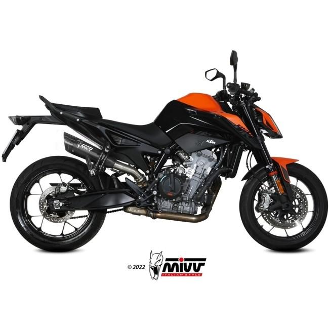 MIVV ミヴ X-M5 スリップオンマフラー カラー：ブラックステンレス 790 DUKE 890 KTM マフラー_5