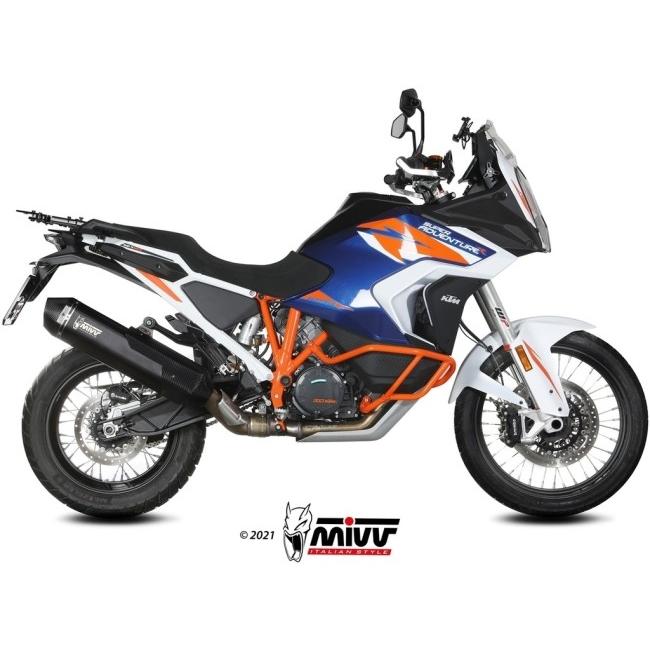 MIVV ミヴ SPEED EDGE スリップオンマフラー カラー：ブラックステンレス 1290 SUPER ADVENTURE R S T KTM マフラーの画像