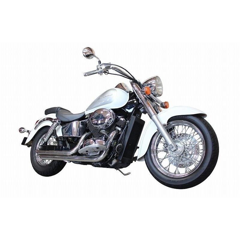 v-twinマグナ250 U-CP スラッシュカットマフラー