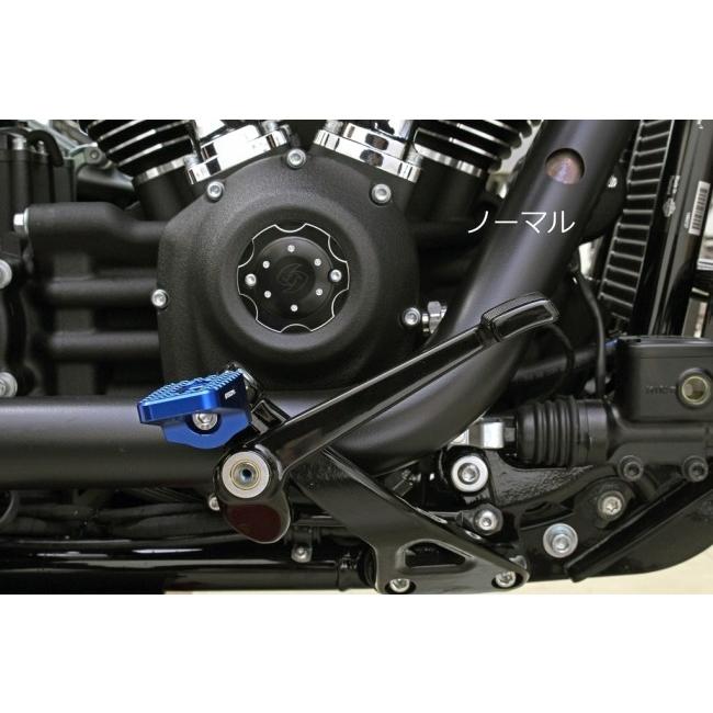 SPEEDRA - スピードラ リアブレーキレバーキット ペダル色合い：青味 / ペダル印字機：印字機B ソフテイル HARLEY-DAVIDSON ハーレーダビッドソン 足つき