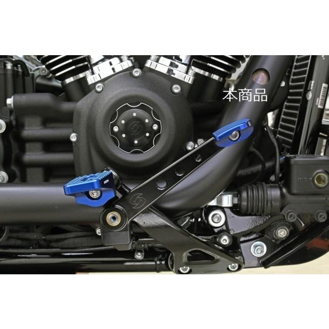 SPEEDRA - スピードラ リアブレーキレバーキット ペダル色合い：青味 / ペダル印字機：印字機B ソフテイル HARLEY-DAVIDSON ハーレーダビッドソン 足つき