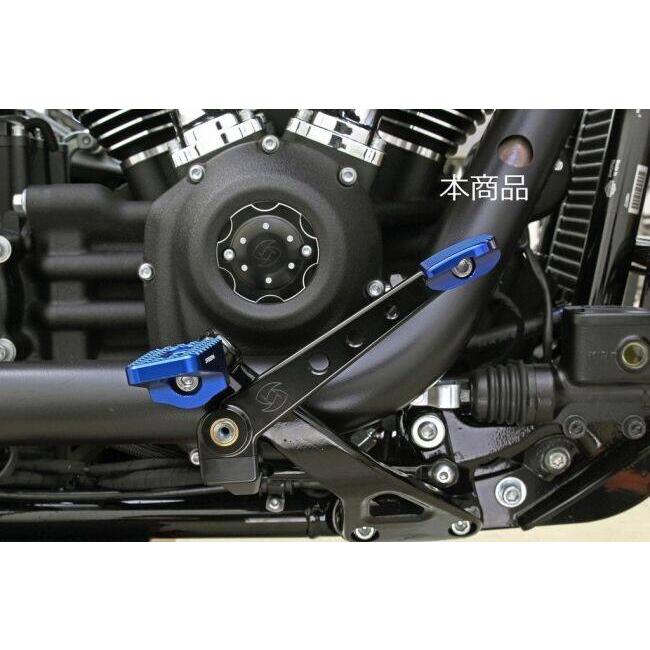 SPEEDRA - スピードラ リアブレーキレバーキット ペダル色合い：赤いこと / ペダル印字機：印字機B ソフテイル HARLEY-DAVIDSON ハーレーダビッドソン 足つき