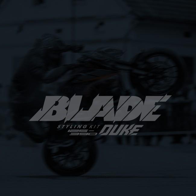 Bagoros Performance バゴロスパフォーマンス デカールフルキット THE BLADE カラー：ブラック DUKE 125 200 250 390 KTM グラフィックキット 外装の画像