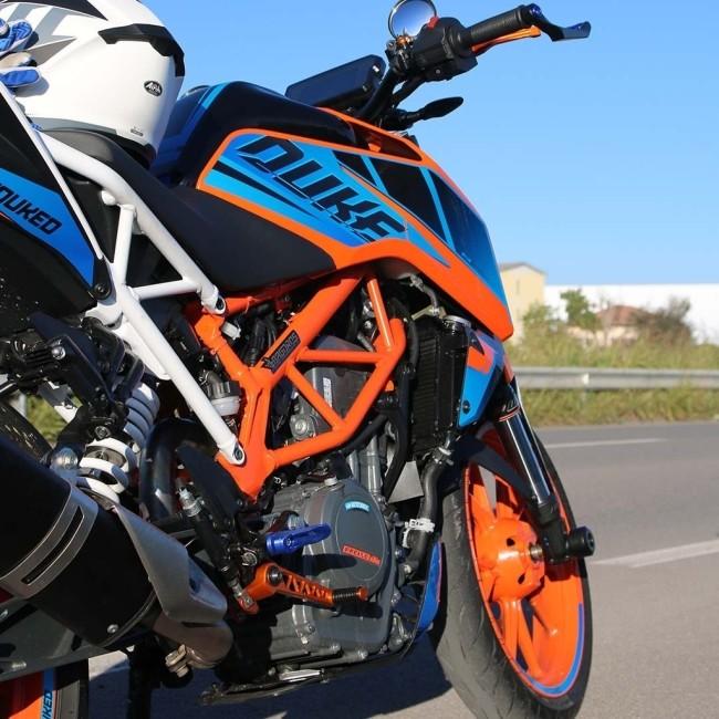 Bagoros Performance バゴロスパフォーマンス デカールフルキット THE BLADE カラー：ブルー DUKE 125 200 250 390 KTM グラフィックキット 外装の画像