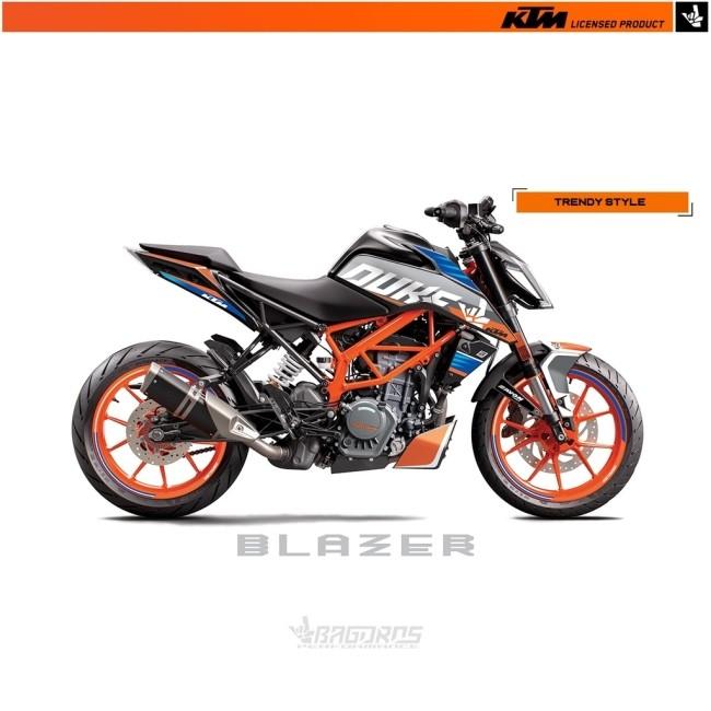 Bagoros Performance バゴロスパフォーマンス デカールフルキット THE BLAZER DUKE 125 200 250 390 KTM グラフィックキット 外装の画像