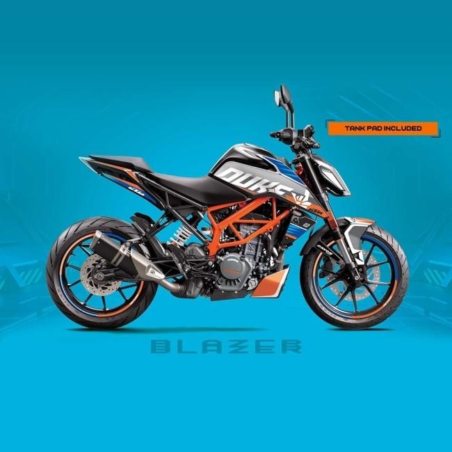Bagoros Performance バゴロスパフォーマンス デカールフルキット THE BLAZER DUKE 125 200 250 390 KTM グラフィックキット 外装の画像