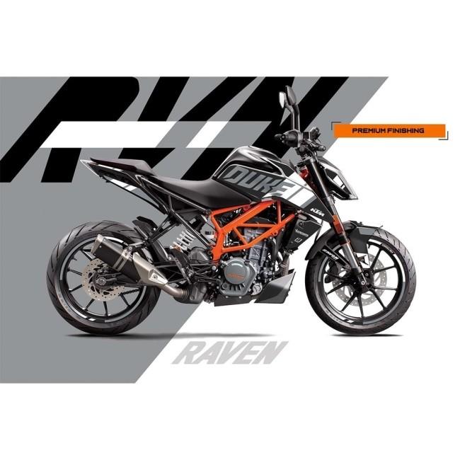 Bagoros Performance バゴロスパフォーマンス デカールフルキット THE RAVEN DUKE 125 200 250 390 KTM グラフィックキット 外装の画像