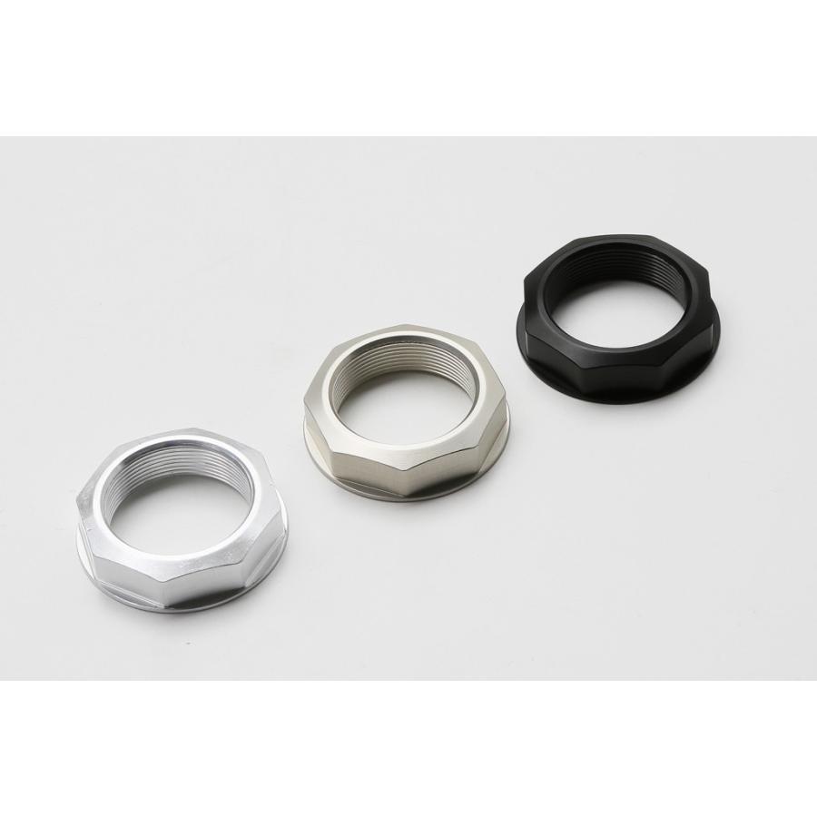 AELLA アエラ アルミ削り出しステムナット カラー：ポリッシュ S1000RR ZX-25R ZX-4R BMW KAWASAKI カワサキ ステムナット・ステムボルト ハンドル周辺パーツ | AELLA