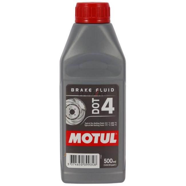 MOTUL モチュール 【ケース】DOT4 BRAKE FLUID(DOT4ブレーキフルード) 【0.5L×12】 ブレーキフルード・クラッチフルード ブレーキの画像