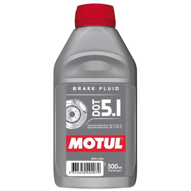 MOTUL モチュール 【ケース】DOT 5.1 BRAKE FLUID (DOT ブレーキフルード) 【0.5L×12】 ブレーキフルード・クラッチフルード ブレーキの画像