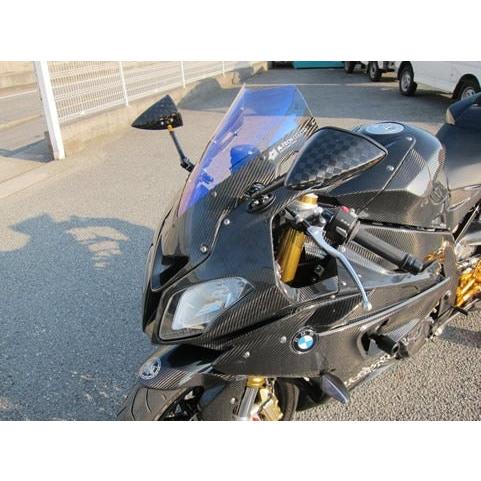 A-TECH（エーテック） エアロスクリーン 材質：DC 綾織ドライカーボン