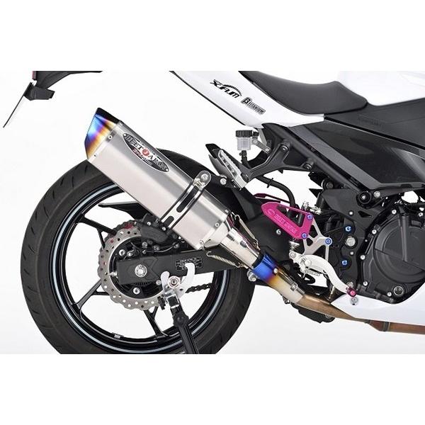 N　BEET NASSERT-Evo II TI/BL Ninja400用 BEET（ビート） NASSERT Evolution Type II スリップオンマフラー