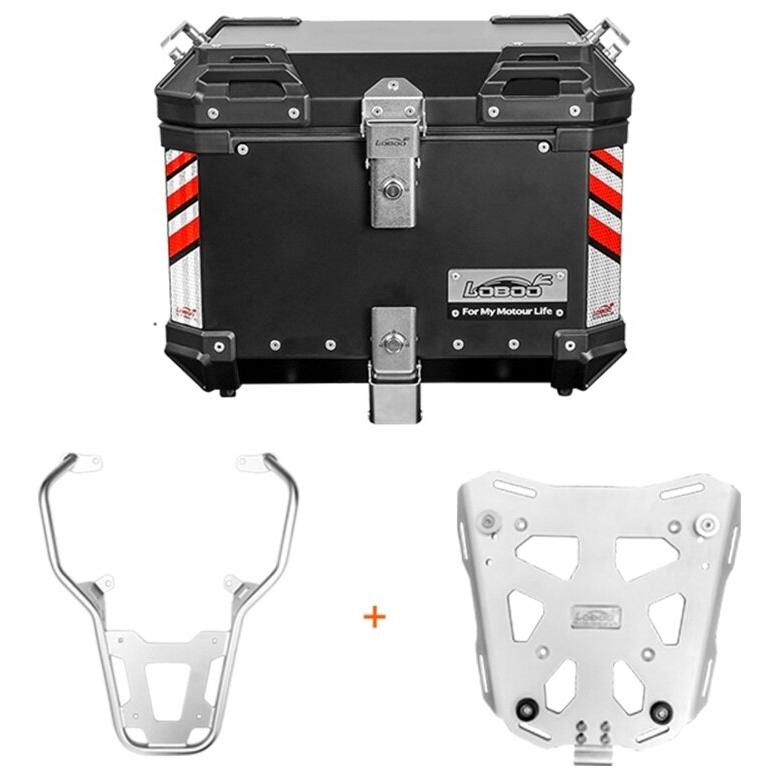 LOBOO ロブー PIKE TRACKERシリーズ 45L トップケース ラック付き カラー：ブラック PanAmerica1250 HARLEY-DAVIDSON ハーレーダビッドソン | ブランド登録なし